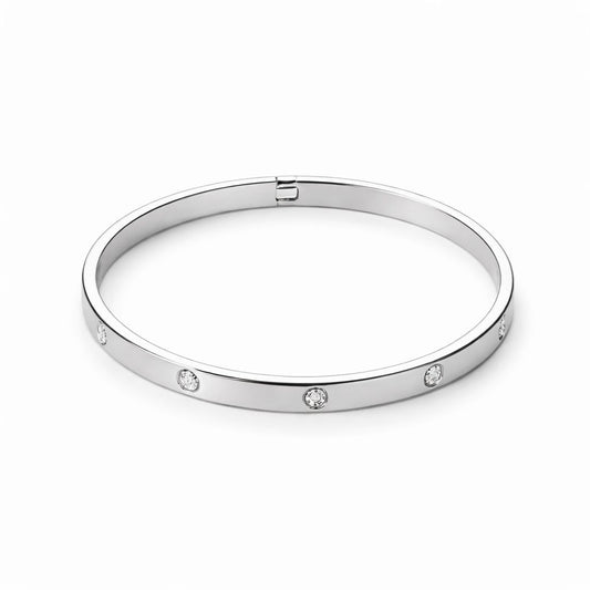 Minimalist Bangle Bracelet – Stainless Steel