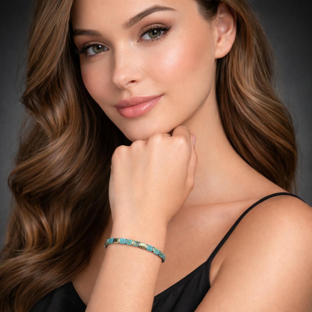 Semi-Precious Stone Turquoise Bracelet