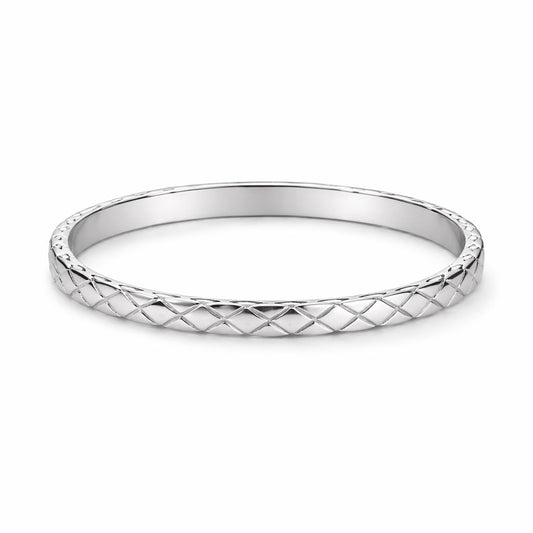 Stainless Steel Engraved Bangle