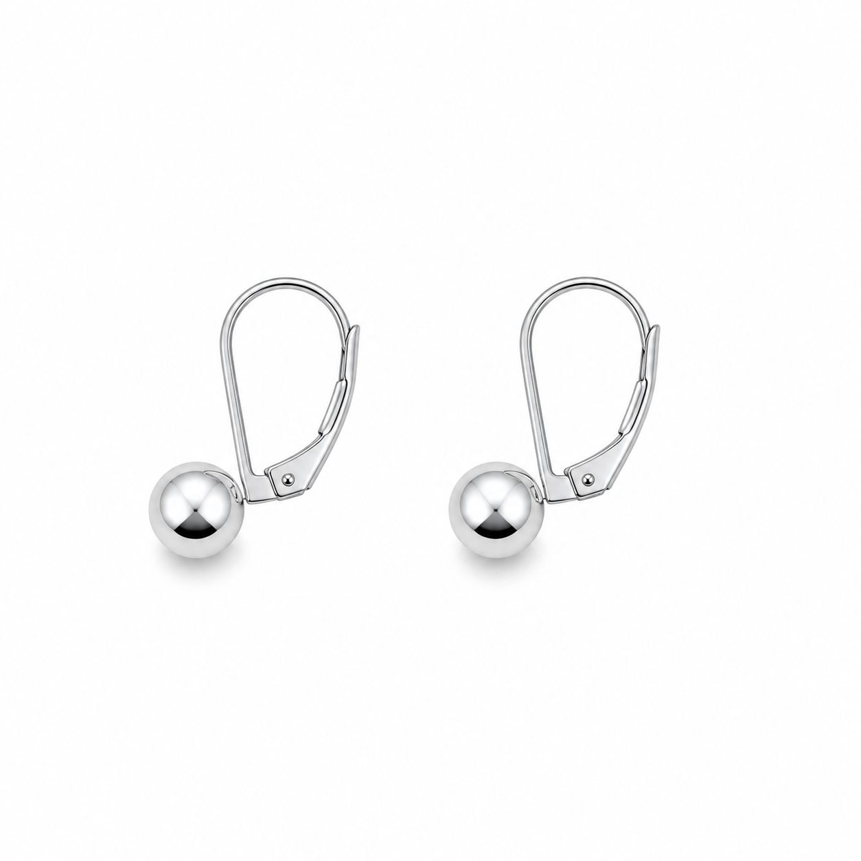 boucles d'oreilles classiques en perles d'eau douce 