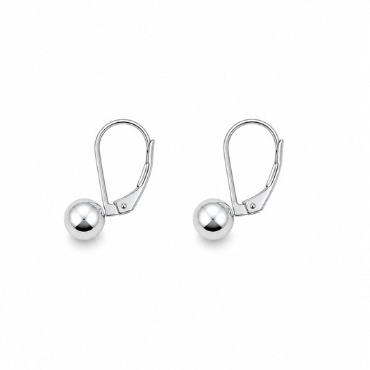 Sterling Silver Ball Drop Earrings