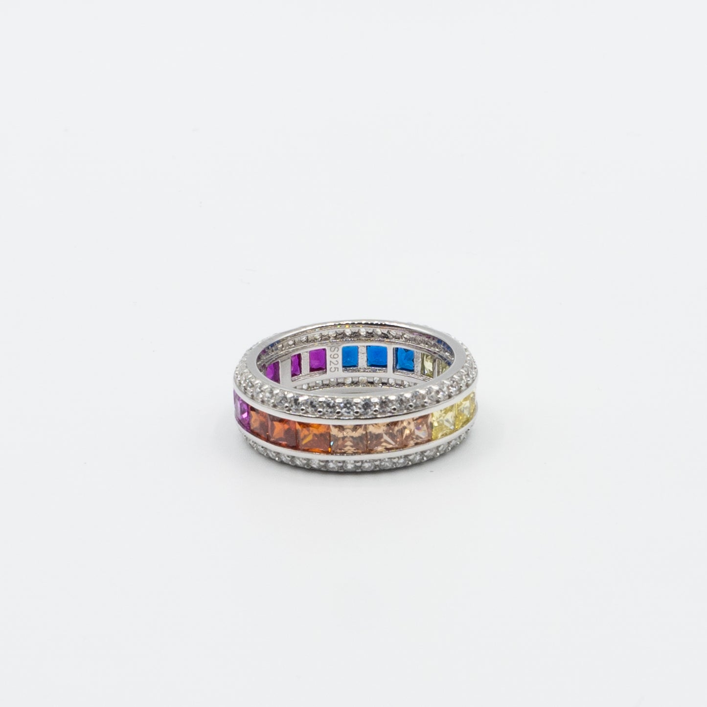 EMERY - sterling silver multicolor ring