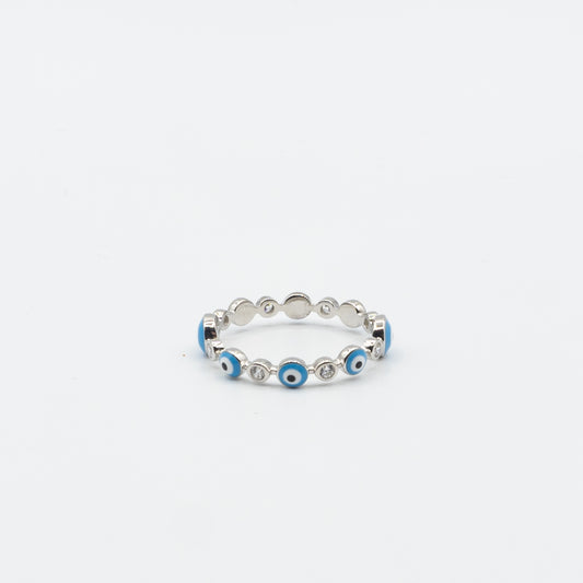 CLARA - sterling silver Eye ring