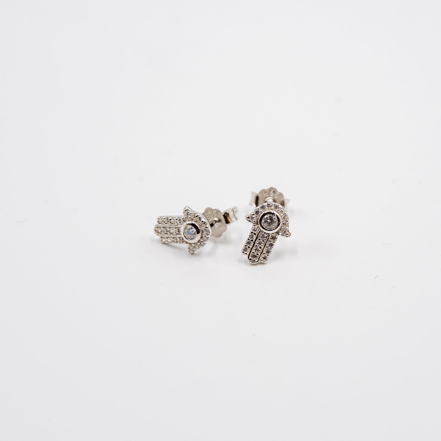 DK-925-153 HAMSA sterling silver earrings