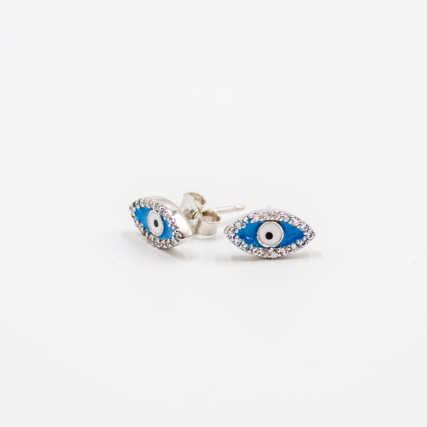 DK-925-180 Sterling silver eye earrings