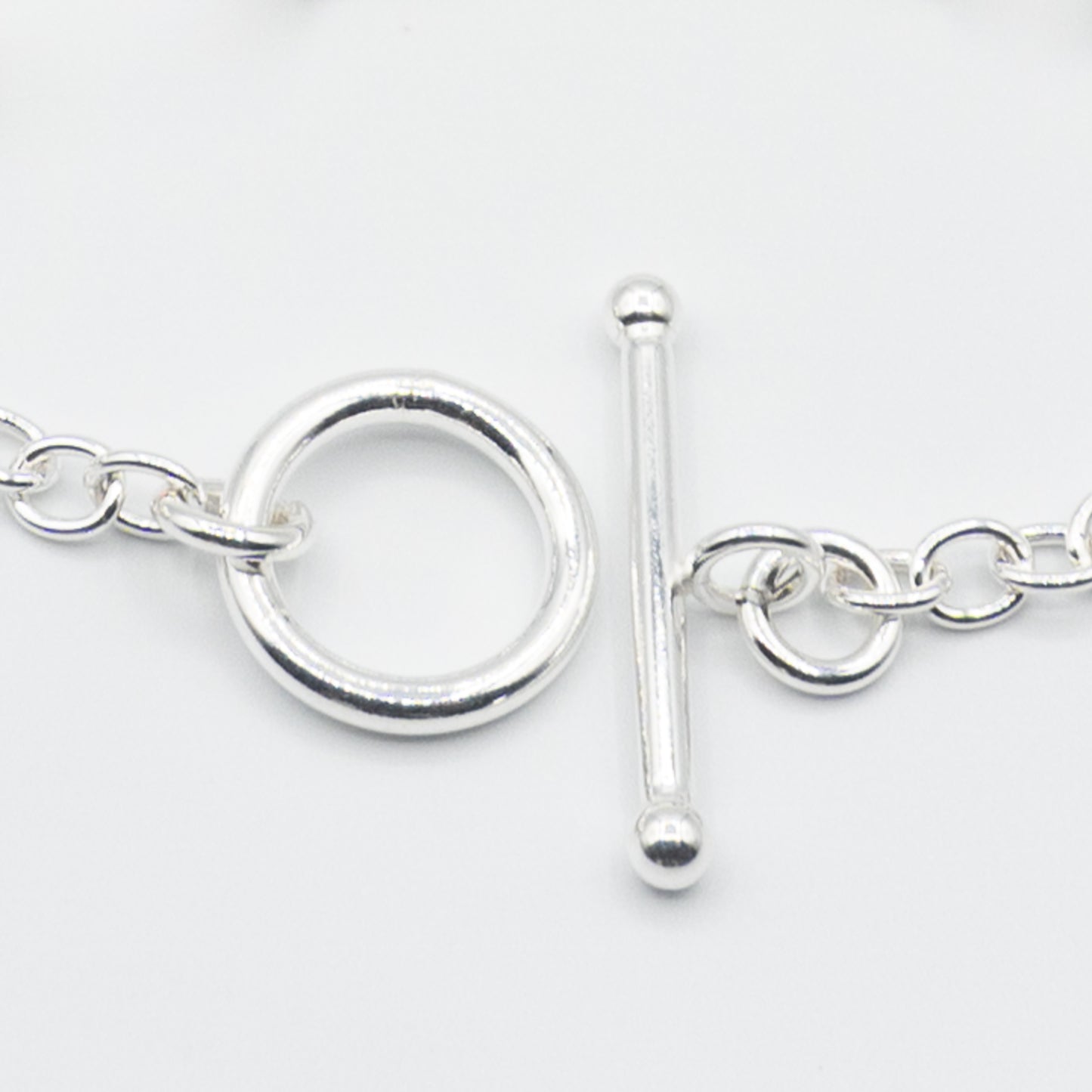 AVA - sterling silver bracelet with heart.