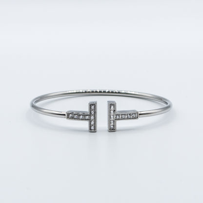 Stainless steel T bangle