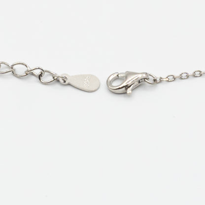 LUNA - sterling silver Hamsa bracelet set with Cubic Zirconia.