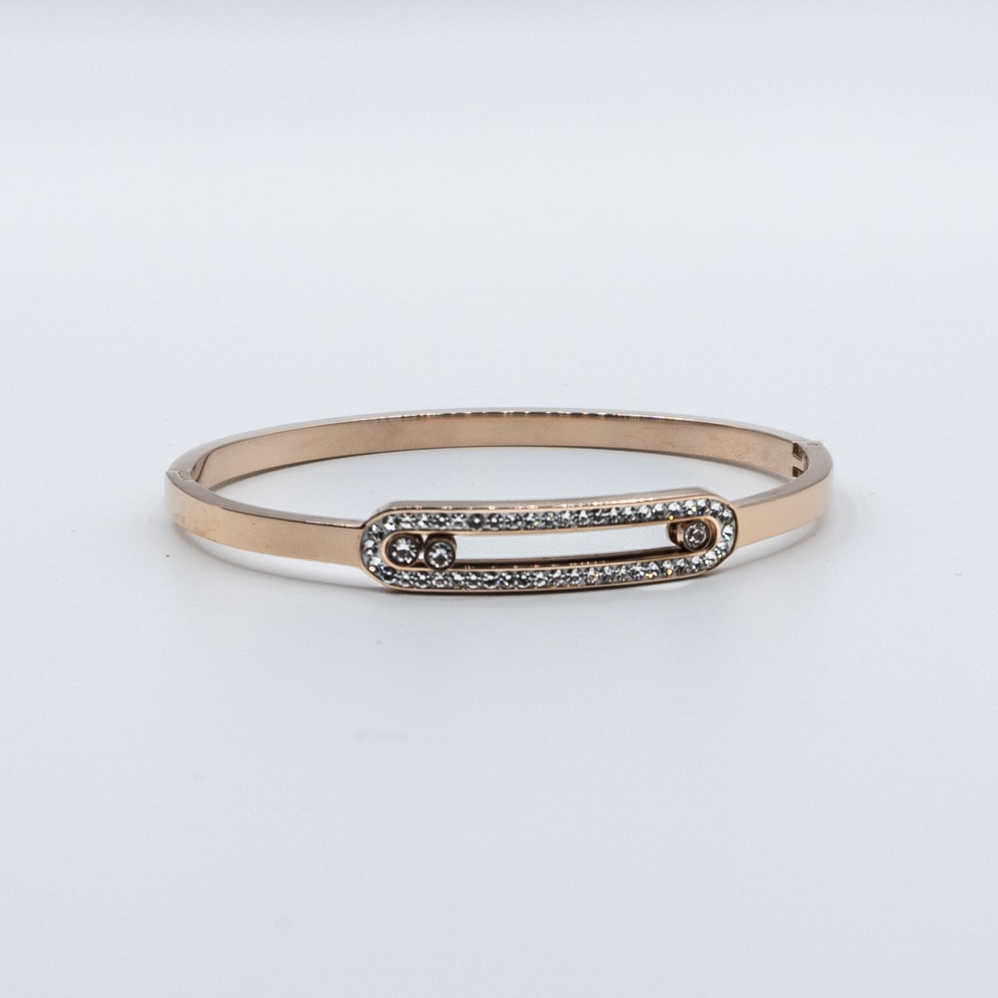 HOPE - stainless steel 3 crystal bracelet