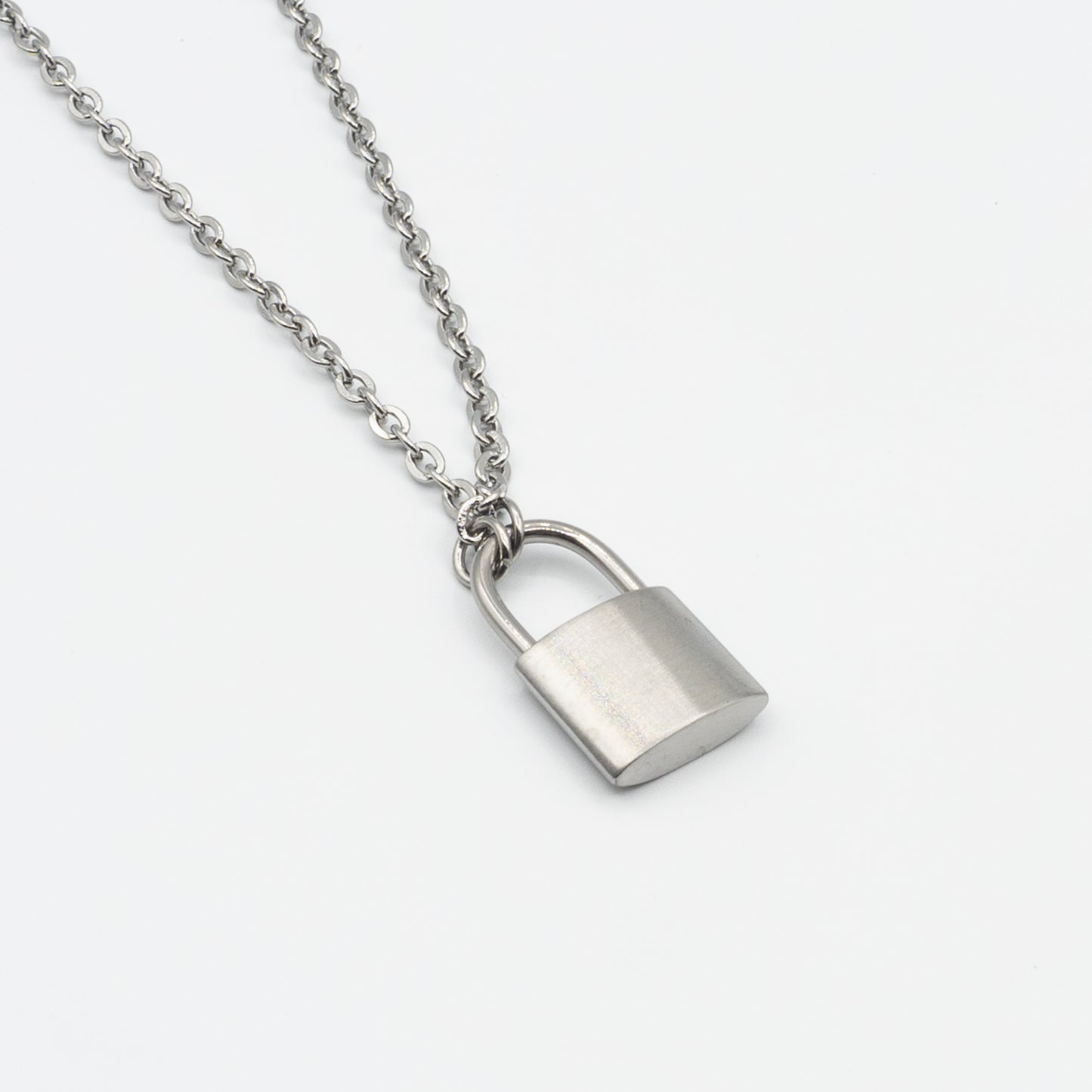 LOCK -stainless steel lock necklace