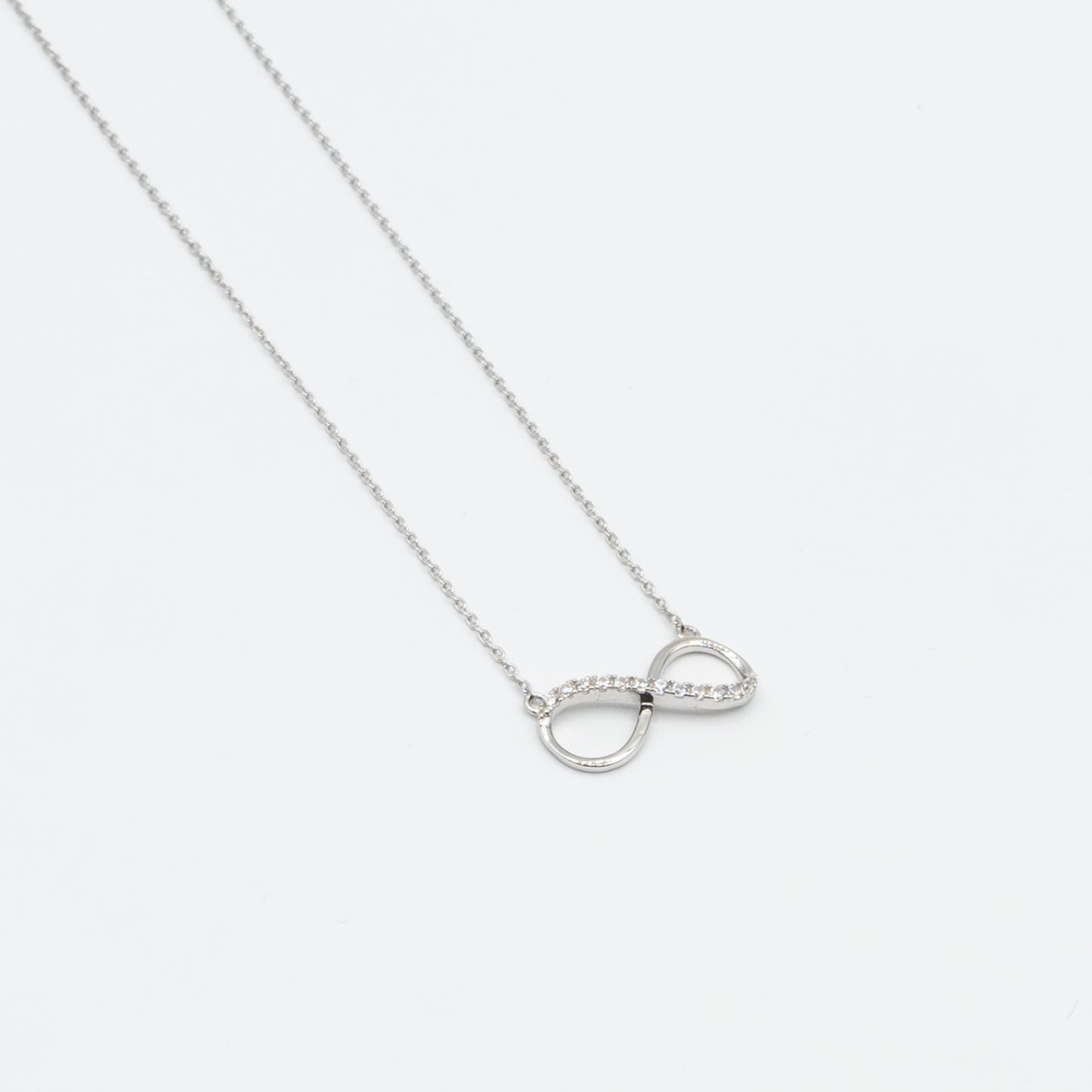 RIVER - sterling silver infinity necklace