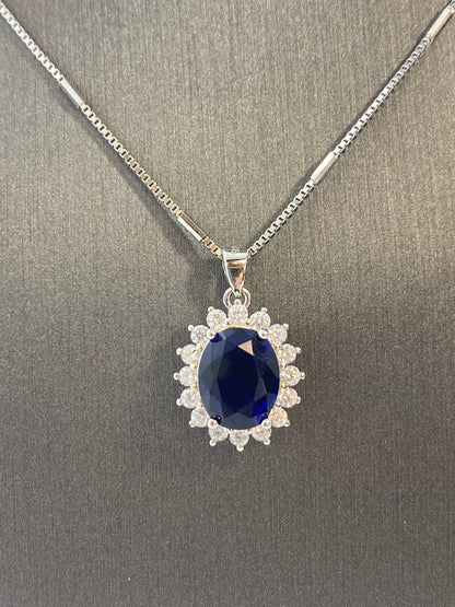 VICTORIA - bleu necklace