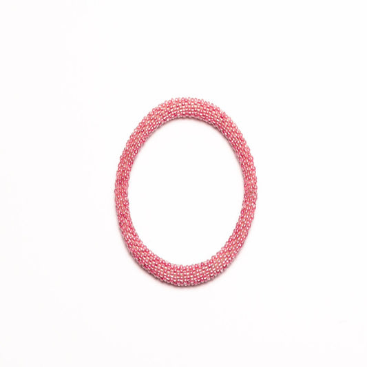 Indian beads bracelet (pink)
