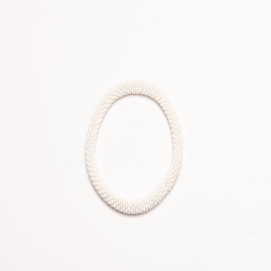 Indian beads bracelet (white)