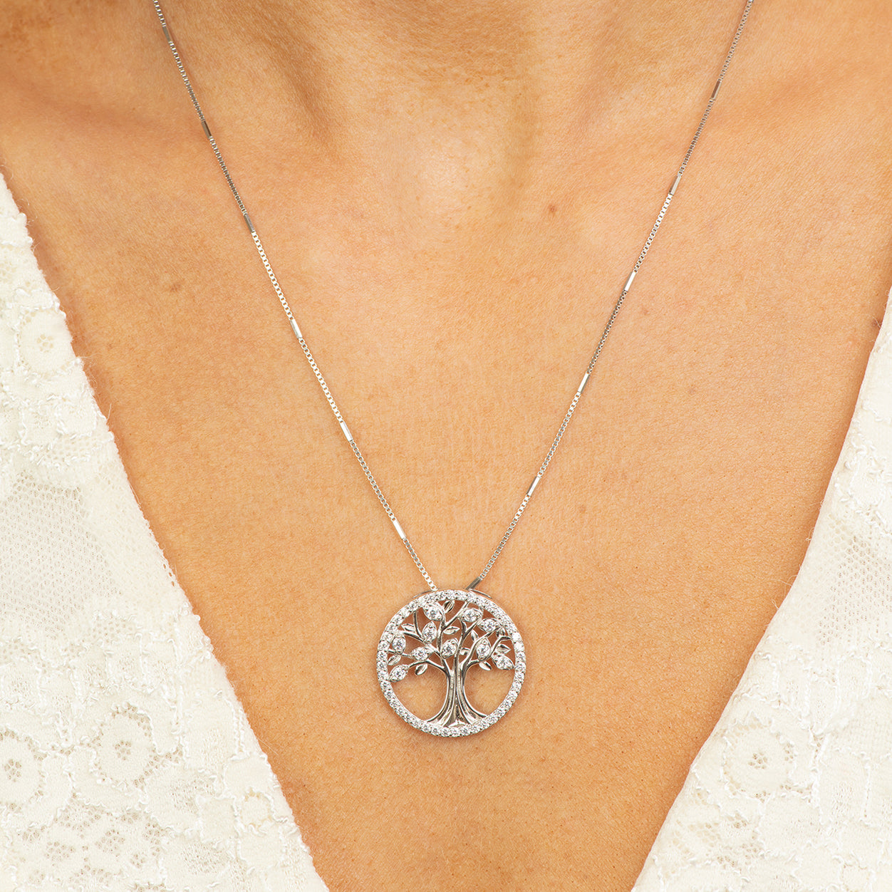 DK-925-435- Tree of life Necklace