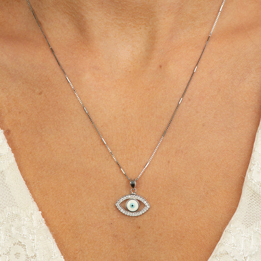 DK-925-438 Necklace with protective eye